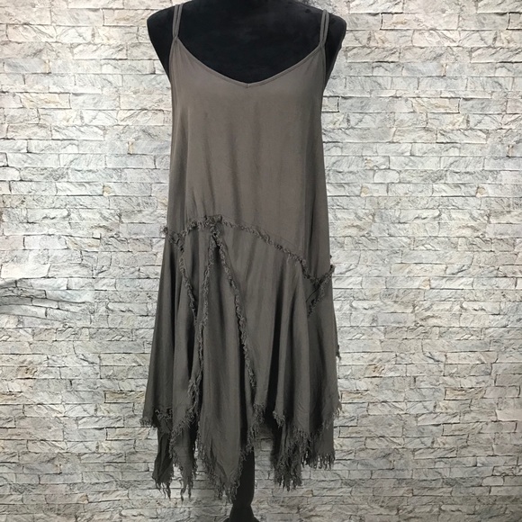 Free People Dresses & Skirts - Free People Medium Brown Slip Dress